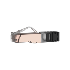 Plug RJ45 Cat6 Blindado, Para Cable Calibre 24-26 AWG, Chapado en Oro de 50 micras, Paquete de 100 Piezas
