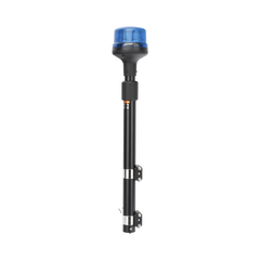 Luz Telescópica para Motocicletas, 8 LED, Azul, SAE Clase I