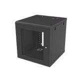 Gabinete de Pared 12U de 635 mm de Profundidad, Rack de 19 in en Acero Reforzado: Compacto y Resistente para Soluciones Profesionales