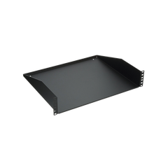 Charola para Soportar Equipos en Rack de 19", con Capacidad de Carga de 30Kg, 2UR