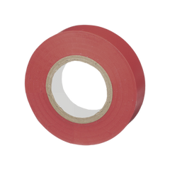 Cinta Eléctrica STRONGHOLD para Aislar, de PVC, Uso General Reparación y Mantenimiento, Grosor de 0.18mm (7 mil), Ancho de 19mm, y 20.12m de Largo, Color Rojo