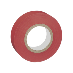 Cinta Eléctrica STRONGHOLD para Aislar, de PVC, Uso General Reparación y Mantenimiento, Grosor de 0.18mm (7 mil), Ancho de 19mm, y 20.12m de Largo, Color Rojo