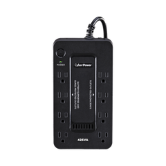 UPS de 425 VA/255 W, Topología Standby, Entrada 120 Vca NEMA 5-15P, Tipo Gabinete Compacto, Con 8 Tomas NEMA 5-15R