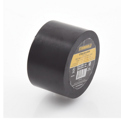 Cinta Eléctrica STRONGHOLD Para Aislar, de PVC, Trabajo Pesado Eléctrico (UV, abrasión, aceite, corrosión), Grosor 0.21 mm (8.5 mil), Ancho 50 mm, y 20 m Largo, Uso Int./Ext., Color Negro. Superior a cinta Super 33