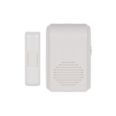 Timbre Inalámbrico Para Puerta Con 10 Tonos, Hasta 150m Linea de Vista, Con Receptor Inalámbrico Incluido, 110Vca