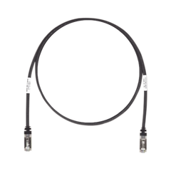 Patch Cord Cat6A, Blindado S/FTP, CM/LS0H, 10 Metros (32.81 Pies), Color Negro