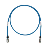 Patch Cord Cat6A, Blindado S/FTP, CM/LS0H, 10 Metros (32.81 Pies), Color Azul