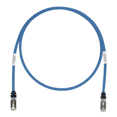 Patch Cord Cat6A, Blindado S/FTP, CM/LS0H, 1 Metro, Color Azul