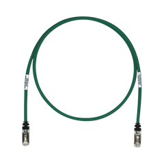Patch Cord Cat6A, Blindado S/FTP, CM/LS0H, 6.1 Metros (20 Pies), Color Verde