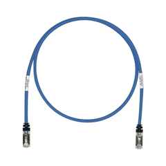 Patch Cord Cat6A, Blindado S/FTP, CM/LS0H, 0.61 Metros (2 Pies), Color Azul