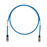 Patch Cord Cat6A, Blindado S/FTP, CM/LS0H, 1.52 Metros (5 Pies), Color Azul