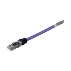 Patch Cord Cat6A, Blindado S/FTP, CM/LS0H, 1.52 Metros (5 Pies), Color Violeta