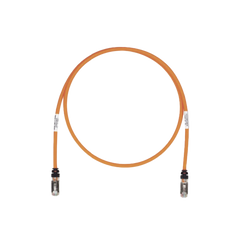 Patch Cord Cat6A, Blindado S/FTP, CM/LS0H, 2.13 Metros (7 Pies), Color Naranja