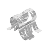 Sujetador de presión para cable coaxial de 1/2". Paquete de 10 piezas