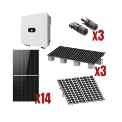 Kit Solar Interconexion / 8kW 220Vca / Inversor HUAWEI/ Montaje Incluido