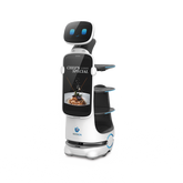 Robot Autonomo para Servicio de Meseros Ubicado por SLAM (Laser) / Mejora el Servicio al Cliente / Soporta 10 Kgs por Charola / Ideal para Restaurantes, Cafeterias, Hospitales, Salones de Eventos, Etc...