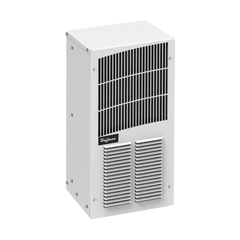 Aire Acondicionado Compacto Para Exterior, Uso en Gabinetes de Telecomunicaciones de Grado Industrial, Frío T20, 2000 BTU, 115 Vca, de Acero, Color Gris