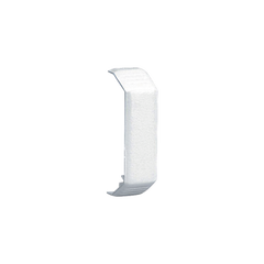 Unión recta de tapa, para uso con canaleta T45, Material PVC Rígido, Color Blanco Mate