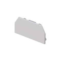 Tapa Final, para uso con canaleta T45, Material PVC Rígido, Color Blanco Mate