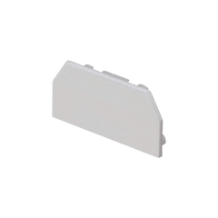 Tapa Final, para uso con canaleta T45, Material PVC Rígido, Color Blanco Mate
