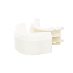 Esquinero exterior, para uso con canaleta T45, Material PVC Rígido, Color Blanco Mate