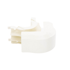 Esquinero exterior, para uso con canaleta T45, Material PVC Rígido, Color Blanco Mate
