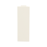 Unión recta de tapa, para uso con canaleta T70, Material PVC Rígido, Color Blanco