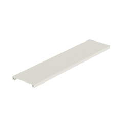 Cubierta para canaleta T-70, de PVC rígido, 70.1 x 9.1 x 2400 mm, Color Blanco Mate