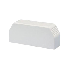 Tapa final, para uso con canaleta T70, Material PVC Rígido, Color Blanco Mate