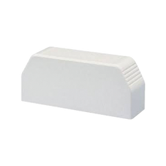 Tapa final, para uso con canaleta T70, Material PVC Rígido, Color Blanco Mate
