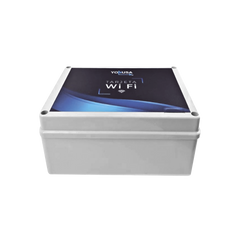 Modulo WIFI LITE con gabinete para uso en Energizadores YONUSA / Aplicación sin costo / Botón de Pánico/ 1 Salida Propósito General
