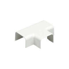 Conexión en "T", para uso con canaleta LD5, material ABS, Color Blanco Mate