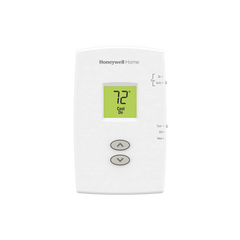 Termostato para sistemas de una sola etapa calor y frio, no programable vertical PRO 1000