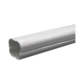 Kit de Canaletas Para la Organización de Tuberías y Cables Eléctricos en Instalaciones de Aire Acondicionado, Uso en Interiores y Exteriores, PVC Rígido, Ideal Para Minisplit, Contenido de Kit (11 Piezas), (3000-00000)