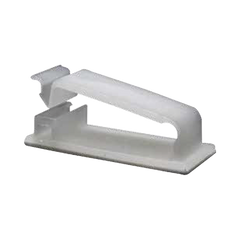 Clip Organizador de Cables Auto-Adherible Diseñado Para Sujetar y Organizar Cables Sin Necesidad de Perforar Muros, Paquete con 5 Piezas, (3501-01001)
