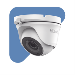 Turret TURBOHD 2 Megapíxeles (1080p) / Lente 2.8 mm / 20 mts IR EXIR / TVI-AHD-CVI-CVBS / IP66 / Metal