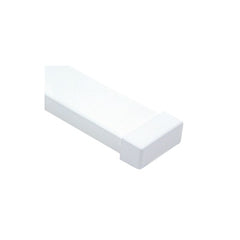 Tapa final blanca de PVC auto extinguible, para canaleta PT48 (6190-01002)