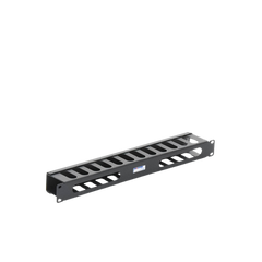 Organizador de cables horizontal de 19", 1UR