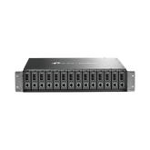 Chasis para Montaje en Rack de 14 bahías / Soporta Convertidores de Fibra Óptica TP-Link / Compatibles (MC111CS, MC112CS, MC220L, MC110CS, MC100CM, MC210CS, MC200CM) / Plug and Play