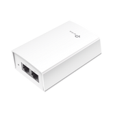 Inyector PoE Pasivo de 48V (24 Watts) / 2 puerto 10/100/1000 Mbps / Plug and Play / Montaje en Pared
