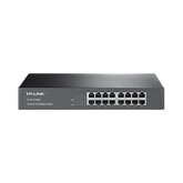 Switch no administrable de 16 puertos 10/100 Mbps de escritorio y para montaje en rack