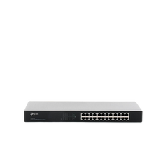 Switch no administrable de 24 puertos 10/100 Mbps para montaje en rack