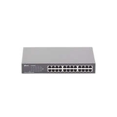 Switch no administrable de 24 puertos 10/100 Mbps para escritorio/rack