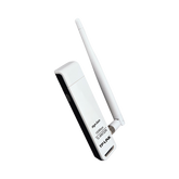 Adaptador USB inalámbrico de alta ganancia N 150 Mbps 2.4 GHz con 1 antena desmontable de 4dBi