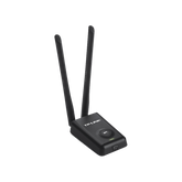Adaptador de alta potencia USB inalámbrico/ WiFi N 300 Mbps / Frecuencia de 2.4 GHz / 2 Antenas Externas de 5 dBi / Compatibilidad Windows y Linux