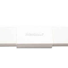 Pieza de unión color blanco de PVC auto extinguible, para canaleta TMK1720 (5280-02001)