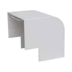 Esquinero Exterior Color Blanco de PVC Auto Axtinguible, Para Canaleta TMK-4577 (5510-02001)