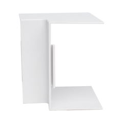 Esquinero Interior Color Blanco de PVC Auto Axtinguible, Para Canaleta TMK-4577 (5520-02001)