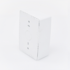 Caja de Registro Universal, Color Blanco de PVC Auto Extinguible (7902-02001)