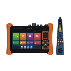 Tester Profesional OTDR y Video | Fibra Óptica | Cámaras IP | Cableado y Redes| Pantalla 5.4" Táctil | Soporta 4K/8K | HDMI/VGA | Medidor Potencia Óptica | Alcance 150KM | Localizador Fallos VFL | PoE Integrado | WiFi | In